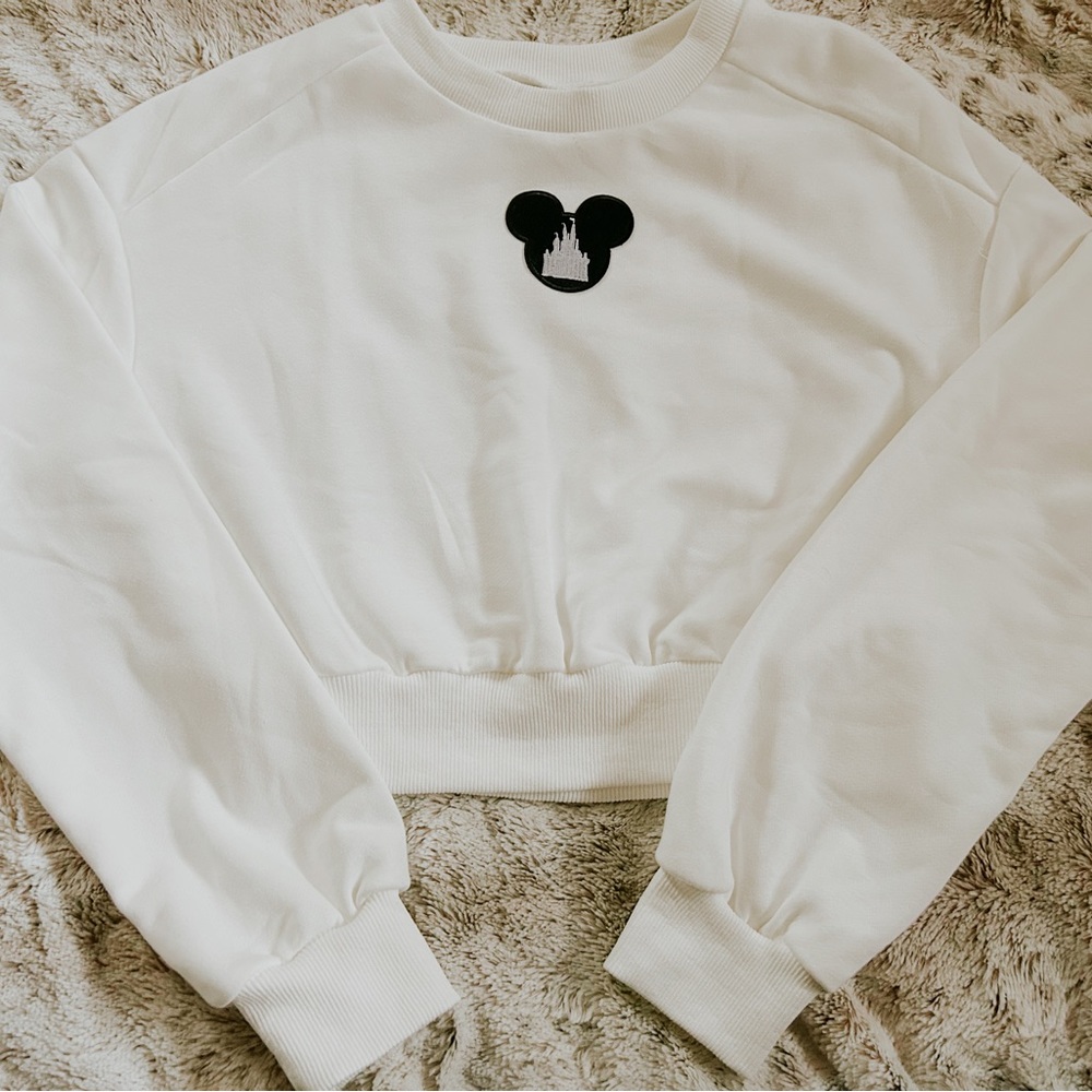 Disney cropped sweatshirt